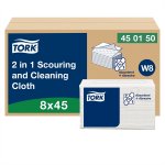 Puhdistusliina Tork 2-in-1 450150 W8 360 kpl