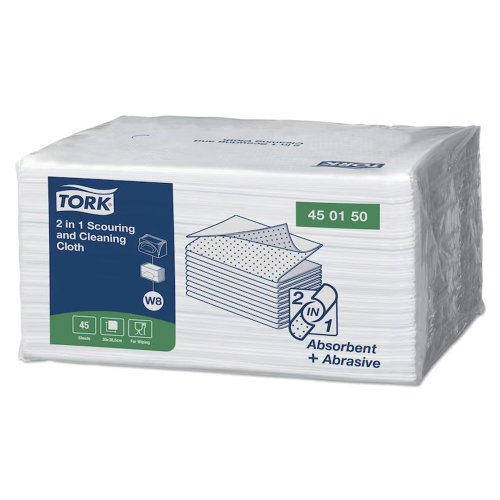 Puhdistusliina Tork 450150 2-in-1 hankaus- ja 45kpl, hinta 19,26€