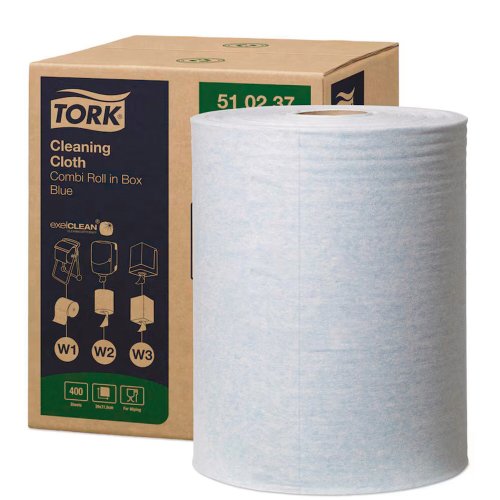 Puhdistusliina Tork® 510237 pehmeä , sininen, hinta 104,47€