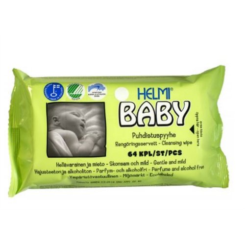 Puhdistuspyyhe Helmi Baby kostea /64kpl, hinta 7,71€