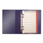 Puhelinmuistio /käyntikorttikansio sininen