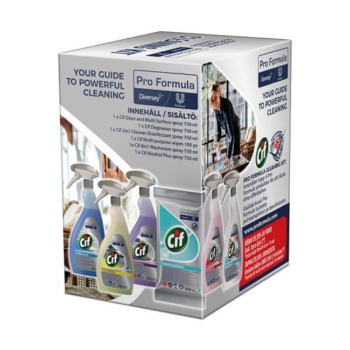 Puhtaanapitopaketti Cif Pro Formula 5+1, hinta 25,47€