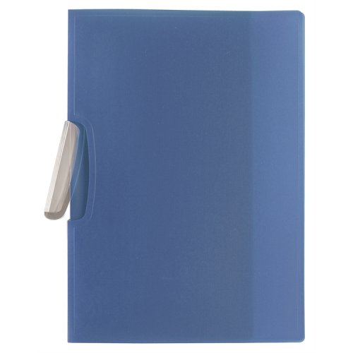 Puristuskansio Q-CONNECT Clear Clip sininen, hinta 0,85€