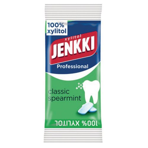 Purukumi Jenkki professional classic spearmint 2-palaa 1 kpl=250 pakkausta 250kpl, hinta 54,06€