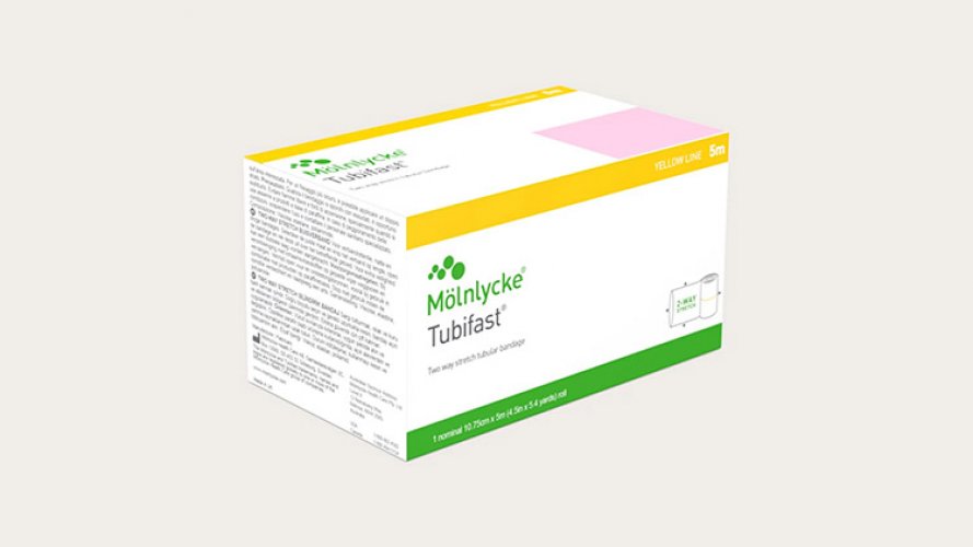 Putkisidos Mölnlycke Tubifast 10,75 cm x 5 m keltainen, hinta 21,92€