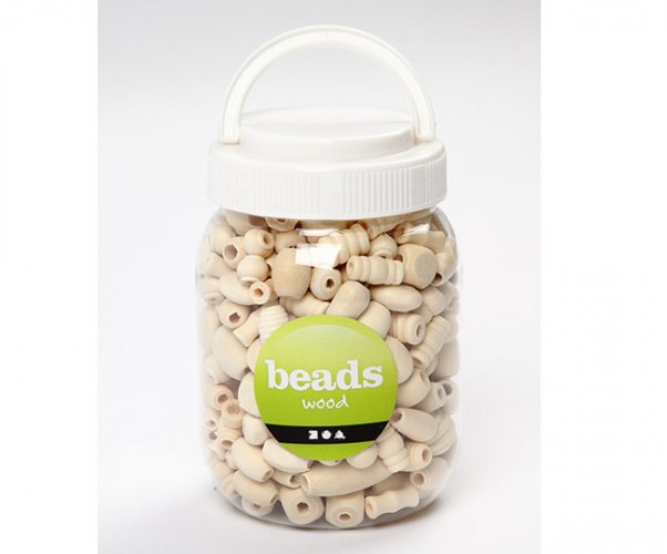 Puuhelmet Creativ Company 5-28 mm puunvärinen /330, hinta 11,11€