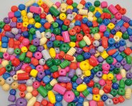 Puuhelmet Playbox värilajitelma 250 g