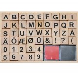 Puuleimasinsetti Playbox aakkoset ja numerot 46 kpl