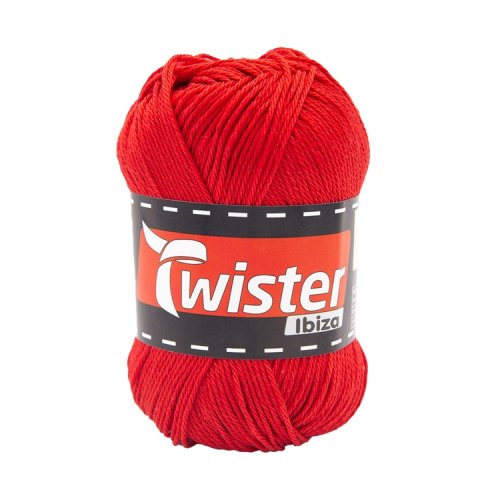 Puuvillalanka Ibiza 50 g punainen, hinta 2,54€