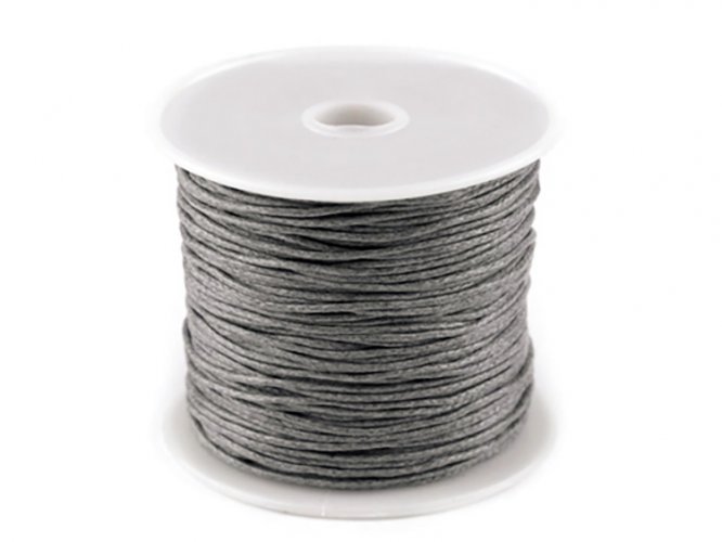 Puuvillanyöri 1,2mm x 100m vahattu harmaa, hinta 33,30€