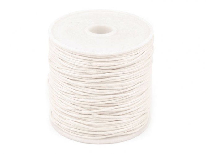 Puuvillanyöri 1,2mm x 100m vahattu valkoinen, hinta 33,30€