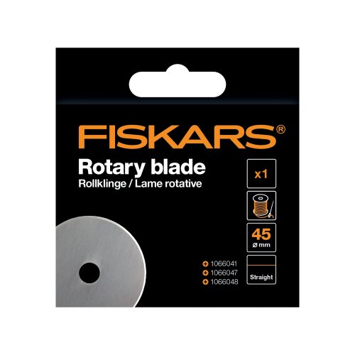 Pyöröleikkurin Terä Fiskars 45 mm, suora, hinta 8,44€