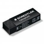 Pyyhekumi Staedtler rasoplast 65x23x13mm musta