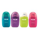 Pyyhekumi + teroitin Milan Capsule Basic 16 kpl