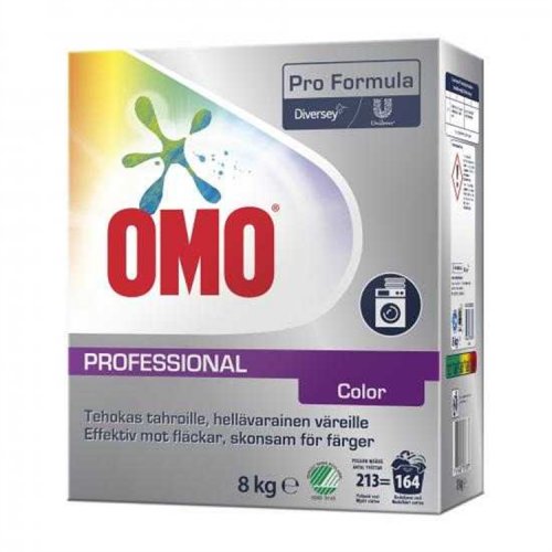 Pyykinpesujauhe Omo Professional Color 8 kg, hinta 47,32€