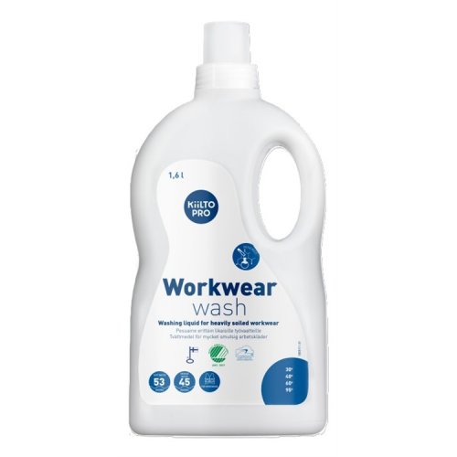 Pyykinpesuneste Kiilto Pro Workwear Wash 1,6 l, hinta 18,89€