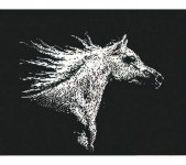 Raapekartonki Art Craft 305 x 229 mm valkoinen/musta /10