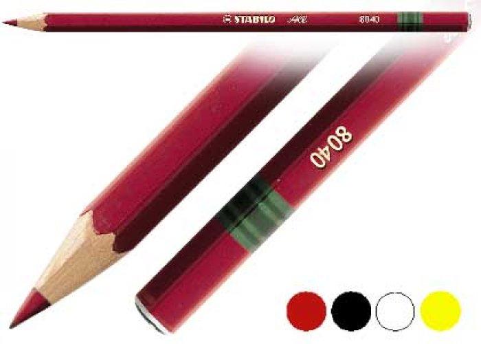 Rasvakynä Stabilo All 8040 punainen/12, hinta 13,67€