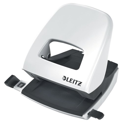 Reiitin Leitz 5008 nexxt wow metallihohtovalkoinen lävistäjä, hinta 16,98€