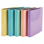 Rengaskansio Exacompta aquarel a4 40mm värilaitelma 10kpl