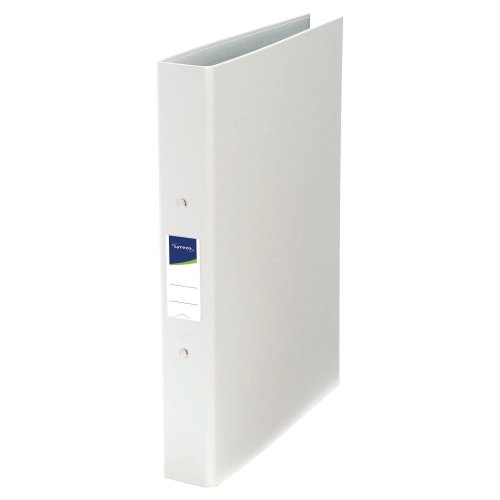 2796115 Rengaskansio valkoinen Lyreco A4 40mm on laadukas ekologinen 2-rengaskansio selkäetiketillä. Rengaskansion mekanismi on kestävä ja kansion kannet ovat muovipäällystettyä ympäristöystävällistä pahvia.