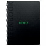 Rhodia greenbook pehmeäkantinen a5+/80 viivoitettu + marginaali