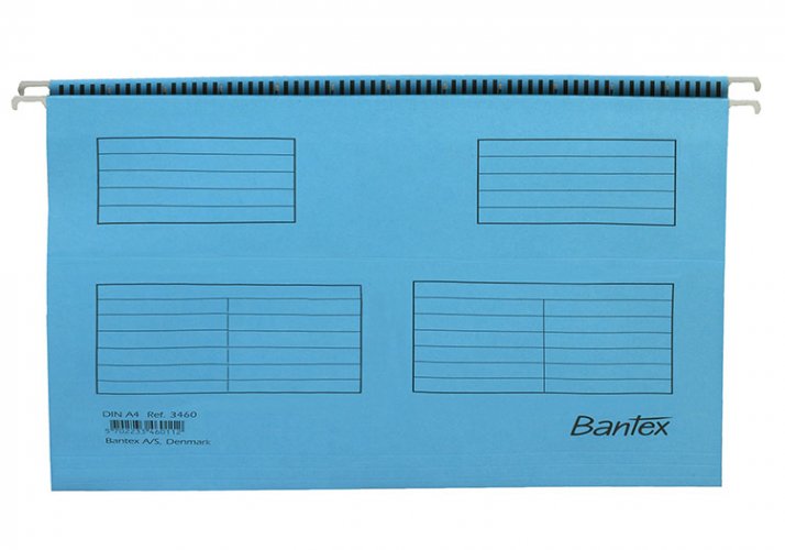 Riippukansio Bantex A4 sininen, hinta 0,82€