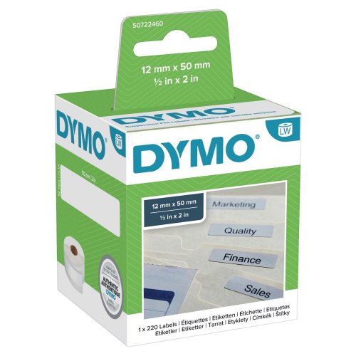 Riippukansiotarra Nauha Dymo lw 50 x 12mm, hinta 14,08€