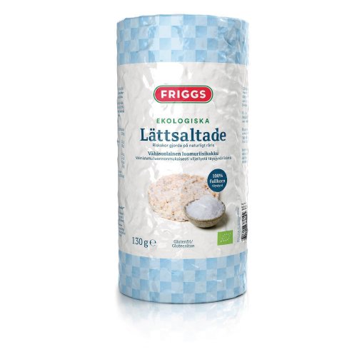 Riisikakku Friggs luomu 130g gluteeniton, hinta 3,06€