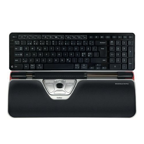 Rollermouse Red Plus Contour hiiriohjain langaton & balance keyboard näppäimistö, hinta 533,96€
