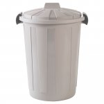 Roska-astia Paperflow 60l harmaa