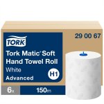 Rullakäsipyyhe Tork Matic Soft Advanced H1 6 kpl 290067