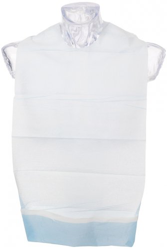 Ruokalappu Abena 37 x 70 cm sininen teippikiinnitys /100, hinta 10,35€