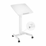 Säädettävä Pöytä GetUpDesk Tilt 60 x 52 cm valkoinen