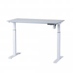 Sähköpöytä Easydesk elite 120x60 cm valkoisella pöytälevyllä