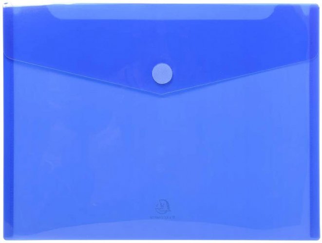 Säilytyskuori Exacompta A4 PP läpikuultava sininen, hinta 4,51€