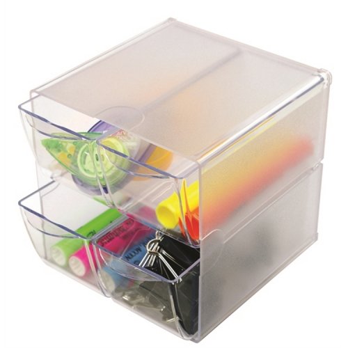 Säilytyskuutio Deflecto 4 vetolaatikkoa 152 x 152 x 184 mm, hinta 19,15€