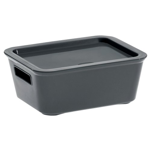 Säilytyslaatikko Cep bella 1,18 l, hiilenharmaa, hinta 8,16€