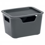 Säilytyslaatikko Cep bella 1,9 l, hiilenharmaa