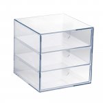 Säilytyslaatikosto Palalipas Palaset p-03 165x165x165mm kirkas