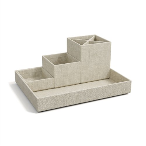 Säilytysrasiat Bigso Lena C55 pellava 4 kpl, hinta 18,11€