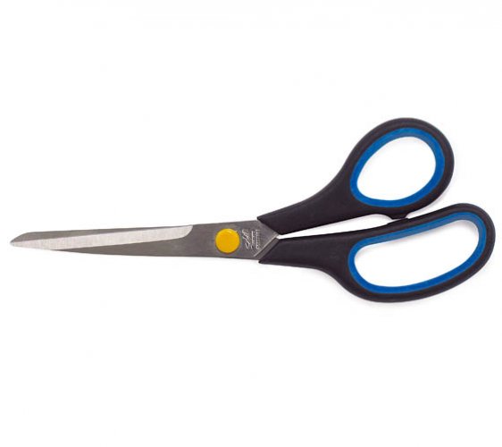 Sakset Scriva 56120 kumivartiset 20 cm, hinta 1,09€