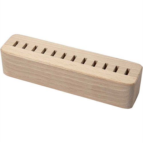 Saksiteline puinen 12 saksille, hinta 5,48€