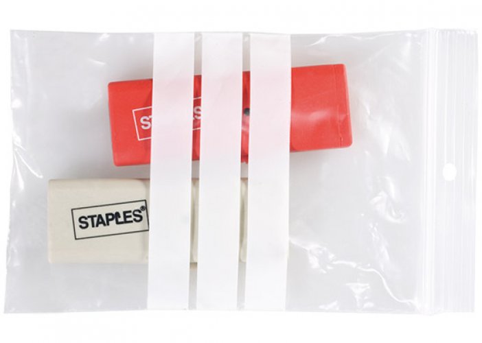 Salpapussi kirjoituspinnalla 70 x 100 mm 50 mic 100 kpl, hinta 1,32€