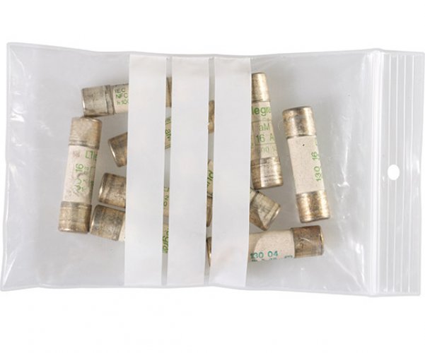 Salpapussi kirjoituspinnalla 80 x 120 mm 50 mic 100 kpl, hinta 1,49€