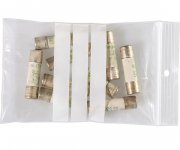 Salpapussi kirjoituspinnalla 80 x 120 mm 50 mic 100 kpl