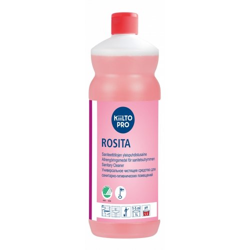 Saniteettitilojen Puhdistusaine Kiilto Pro Rosita 1L, hinta 9,83€