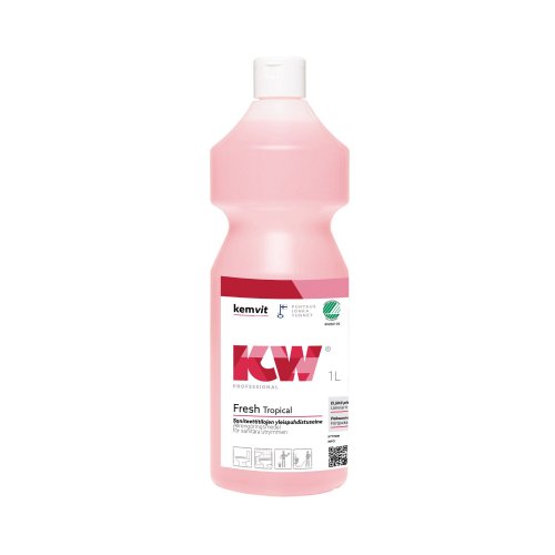 Saniteettitilojen Puhdistusaine Kw fresh tropical 1l, hinta 23,85€