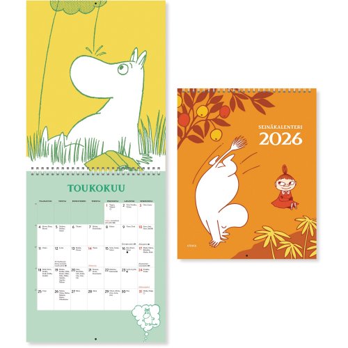 Seinäkalenteri 2026 Cc 5536 muumi 300 x 600mm, hinta 31,57€