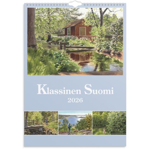 Seinäkalenteri 2026 Klassinen Suomi, hinta 17,04€